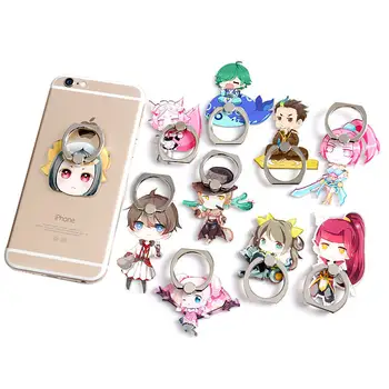 

high quality wholesale Universal Metal Finger Ring Holder mobile phone holder Stand socket hot Funny cartoon personality