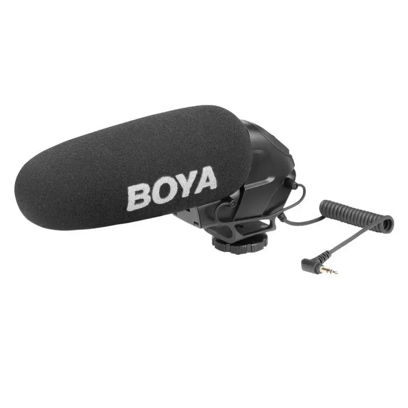 Boya By-Bm3030 широковещательный микрофон с лобовым стеклом для Canon Nikon sony Dslr