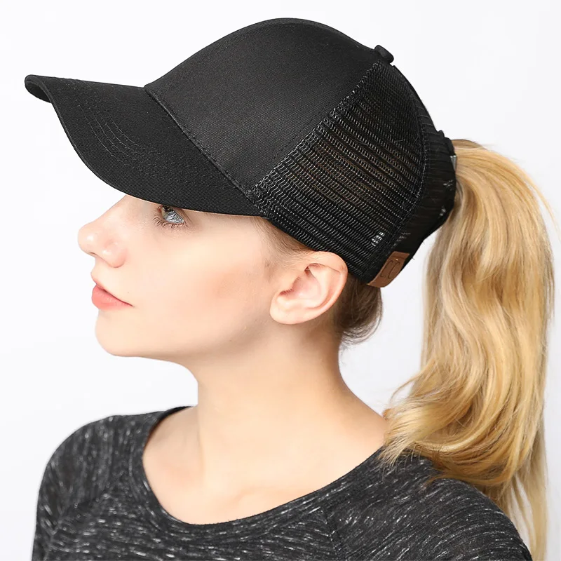 women's baseball caps for ponytails