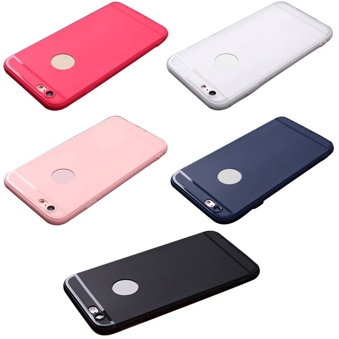 

CENTECHIA Phone Case For iPhoneXS iphoneXS Max iphoneXR Simple Solid Color Ultrathin Soft TPU Cases Fashion Multiple Colors