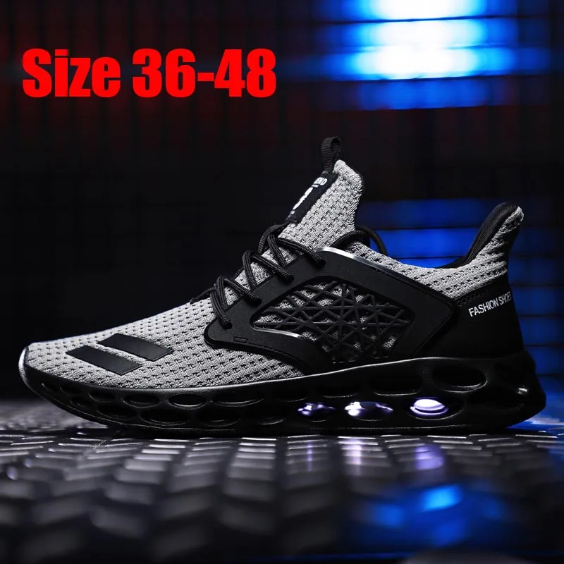 

GNOME Fashion Black Red Gray Men Casual Shoes Lightweight Male Footwear Brand Men Shoes Breathable Simple Sneakers Shoes For Men