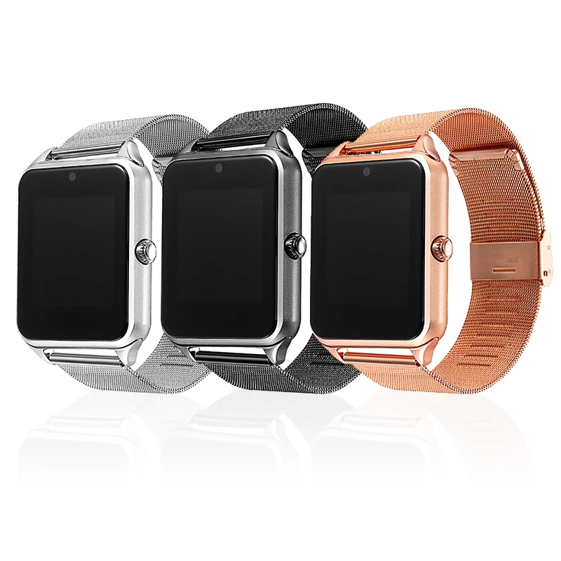 

Z60 Smart Watch GT08 Plus Metal Clock With Sim Card Slot Push Message Bluetooth Connectivity Android IOS Phone Smartwatch PK S8