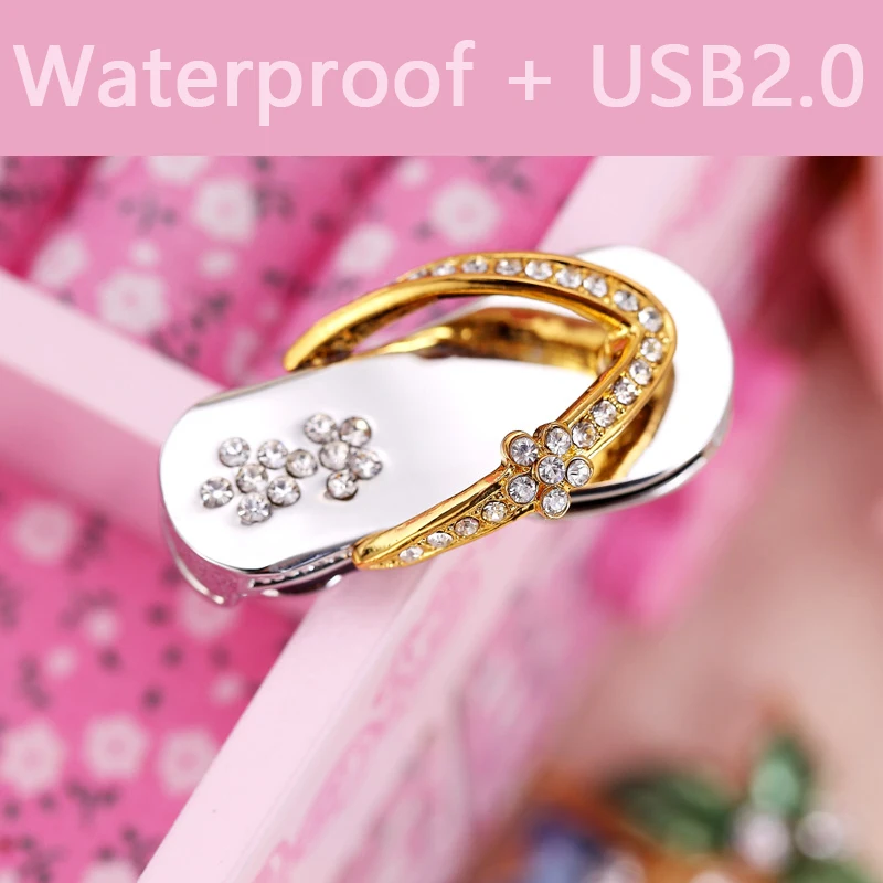 

Pendrive Mini Usb Flash Drive 1TB Crystal Shoes 64gb 8gb 16gb 32gb Pen Drives Flash Usb Memory Stick Key Jewelry Gift 2.0 2TB