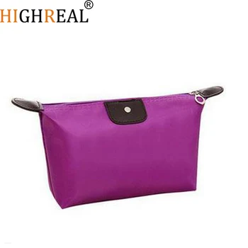 

HIGHREAL Women Cosmetic Bags Makeup Bag Cosmetic case Summer Dumpling Clutch Women Packages Waterproof Bag J84