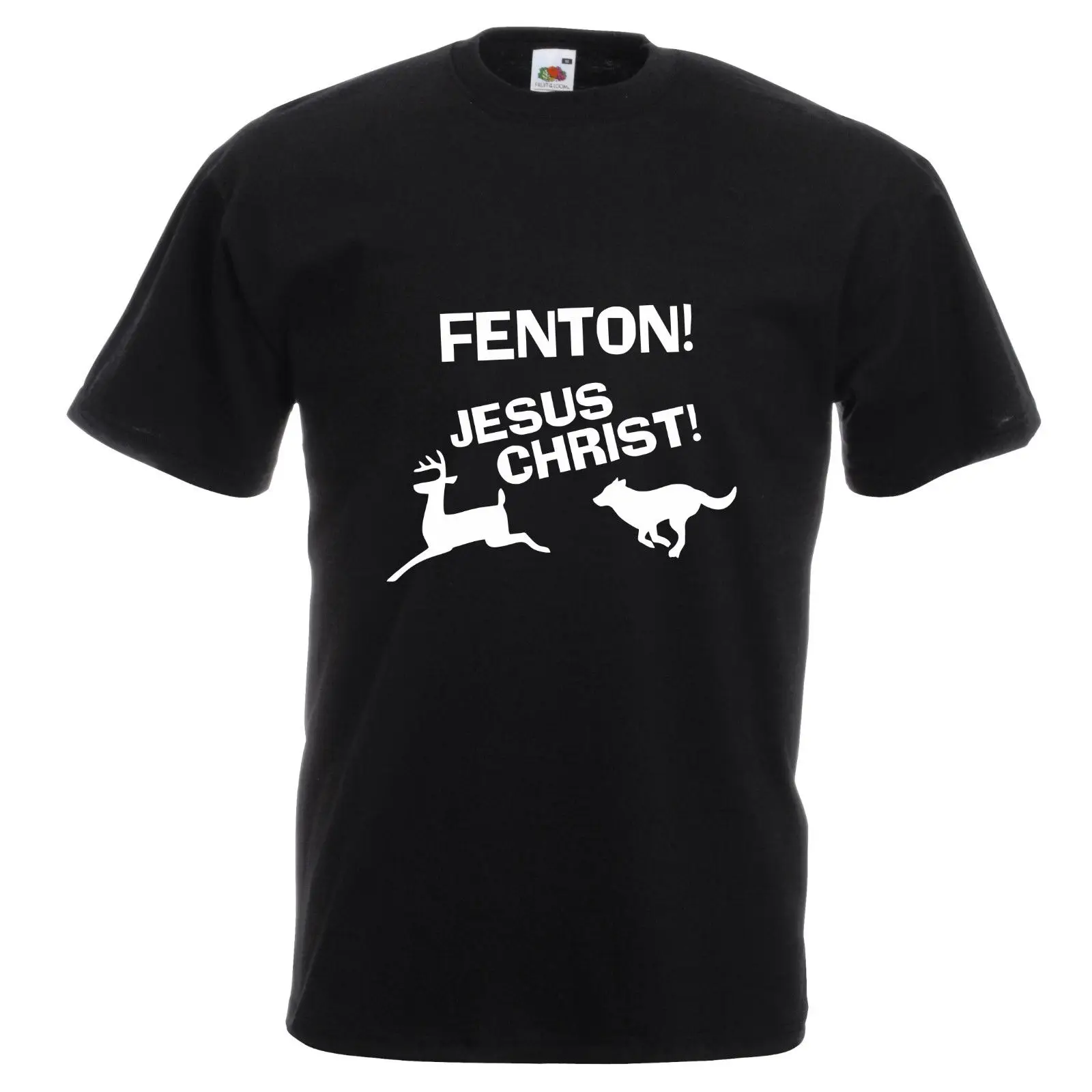 Fenton Jesus Christ Meme Printed T-shirt Youtube Dog Richmond Park Free ...