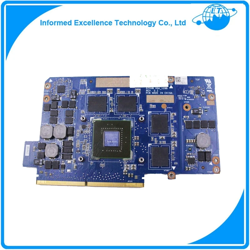 Hot For ASUS G75VW Video Card VGA card NVIDIA GTX 660M 2GB DDR5 N13E-GE-A2 chip 100% tested