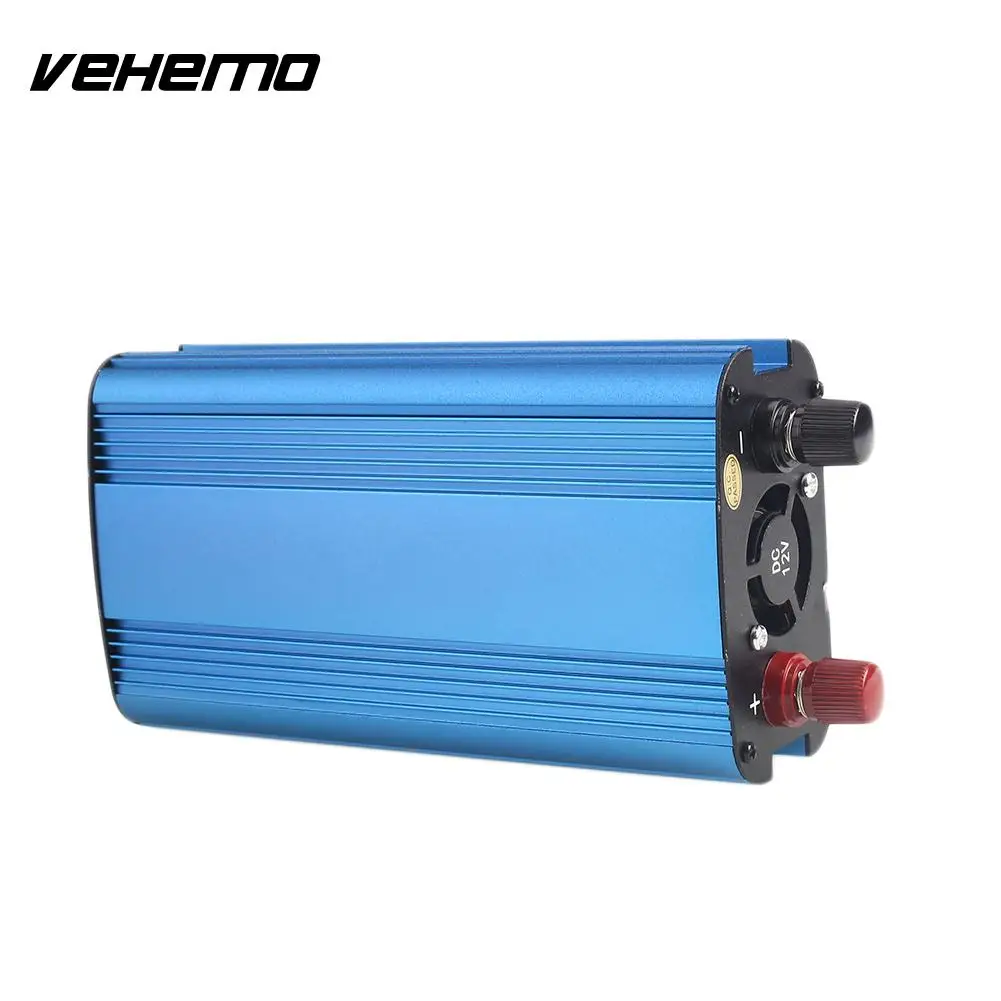 

VEHEMO 1200W DC12V To AC220V Vacation Truck Converter Car Inverter Travel Solar Power Inverter Vehicles Household Home