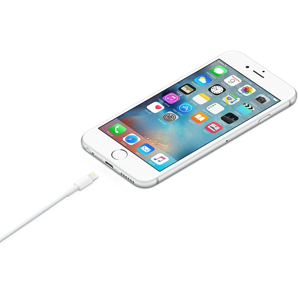 Оригинальный Apple Lightning USB кабель 1 м Кабель 2 0 для зарядки iPhone 5/5S/6/6s Plus/SE/iPad|Наушники