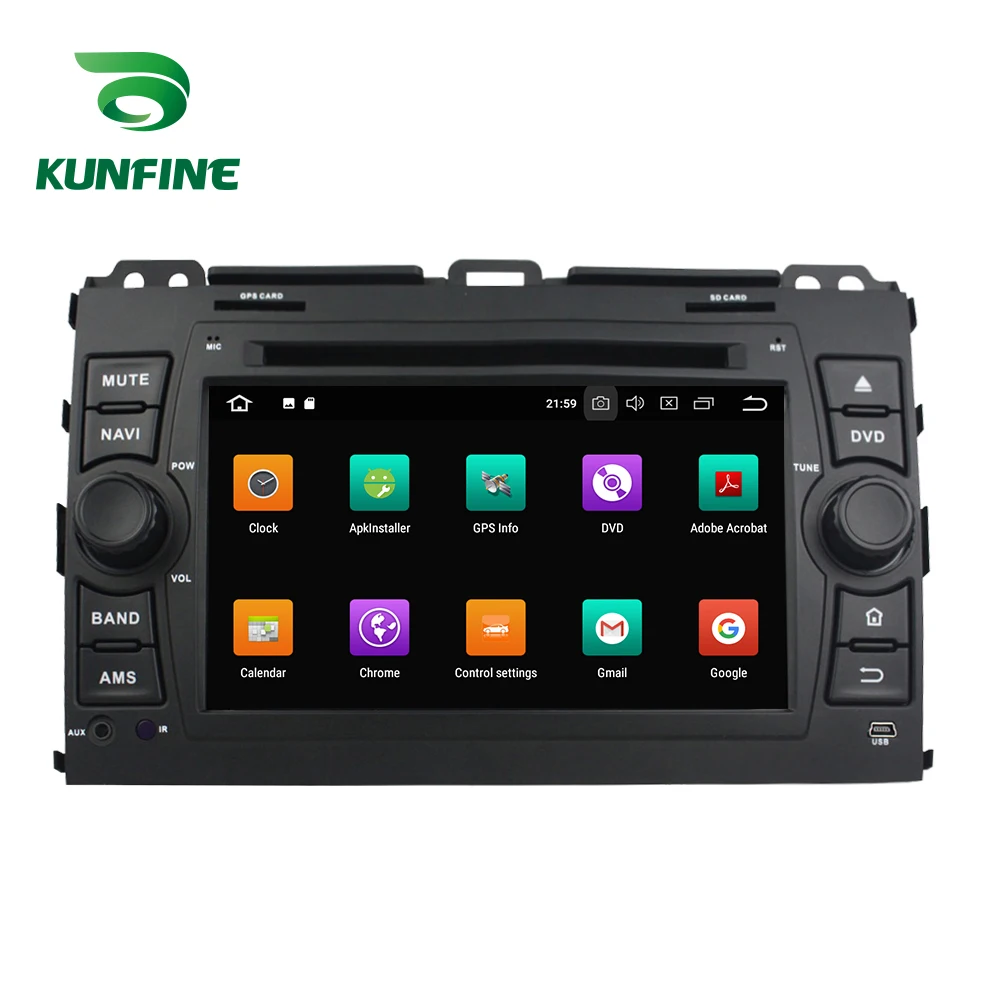 Best Octa Core 4GB RAM Android 8.0 Car DVD GPS Navigation Multimedia Player Car Stereo for TOYOTA Prado 2006-2010 Radio Headunit WIFI 1