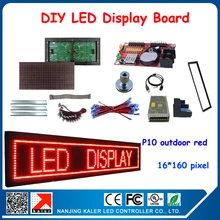 P10 DIP Red Outdoor Led Display Screen DIY Kits led modules, frame, magnets, control card, data cable, usb cable and power etc.