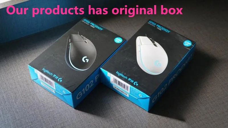 Logitech G102 Wired Mouse With Box Gaming souris Laptop Original 200-8000 DPI Gamer Mice Computer Mouse RGB Rechargeable Mause Logitech G102 Wired Mouse With Box Gaming souris Laptop Original 200-8000 DPI Gamer Mice Computer Mouse RGB Rechargeable Mause