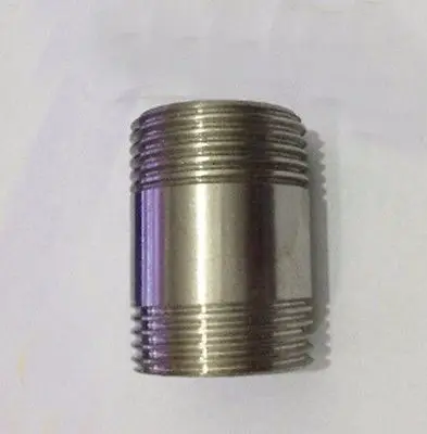 

1-1/2" BSP Equal Male Thread Barrel Nipple 304 Stainless Pipe Fitting Connector Coupler water oil air