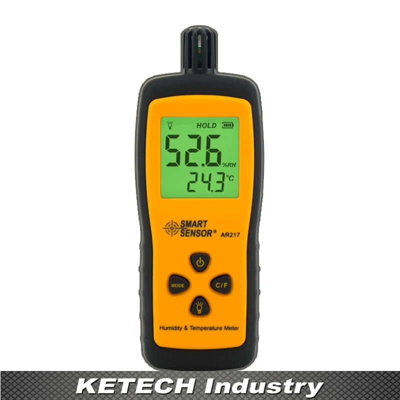 

AR217 Handheld Hygrometer Digital Humidity Temperature Meter