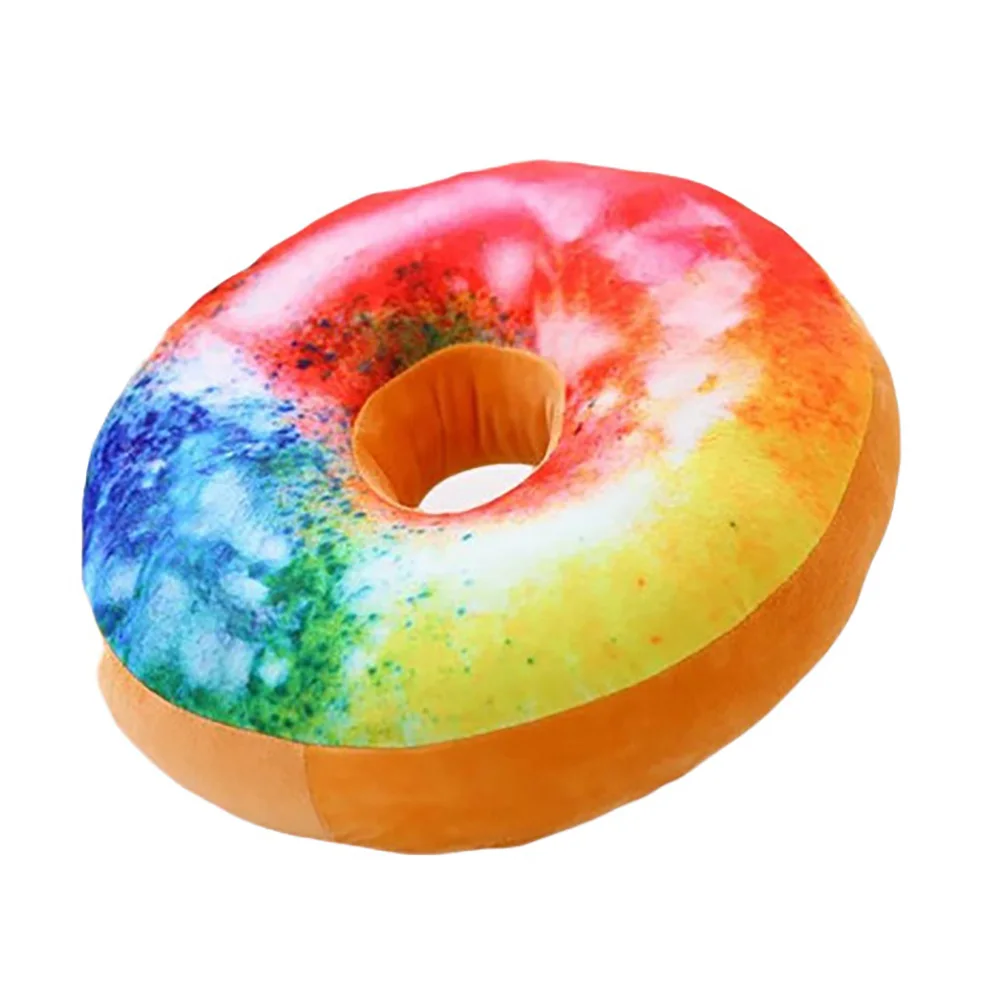 3D Creative Plush Donut Food Stuffed Pillow Sofa Chair Back Car Cushions Mat Cute Simulation Cushion 1 3D Creative Plush Donut Food Stuffed Pillow Sofa Chair Back Car Cushions Mat Cute Simulation Cushion 4