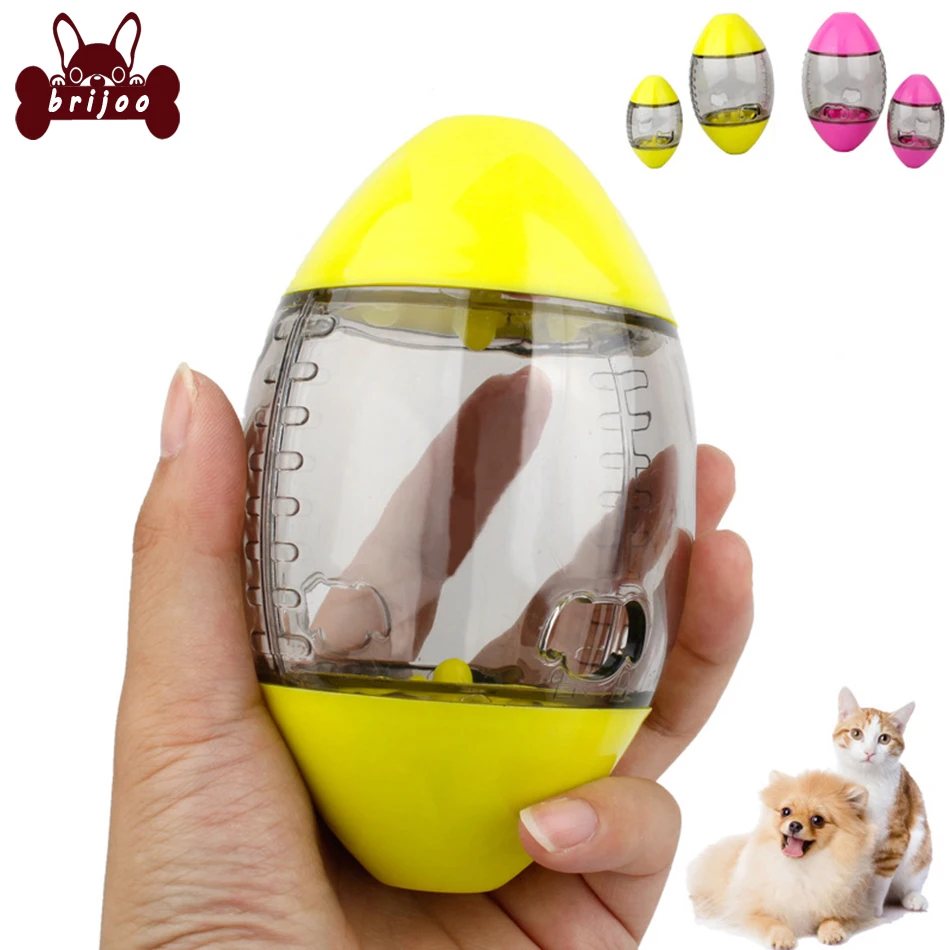 Pet Feeding Tumbler Ball Toys for Dogs Cats Leakage Food Ball Dog Toy Training Exercises Fun Roll  Feeder Leakage Pet Supplies