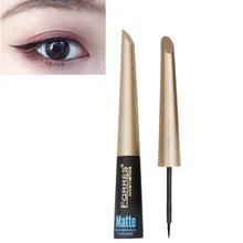 Черная Матовая жидкая подводка для глаз стойкая Водостойкий карандаш для глаз Быстросохнущий макияж Профессиональная гладкая свиная сетка подводка для глаз