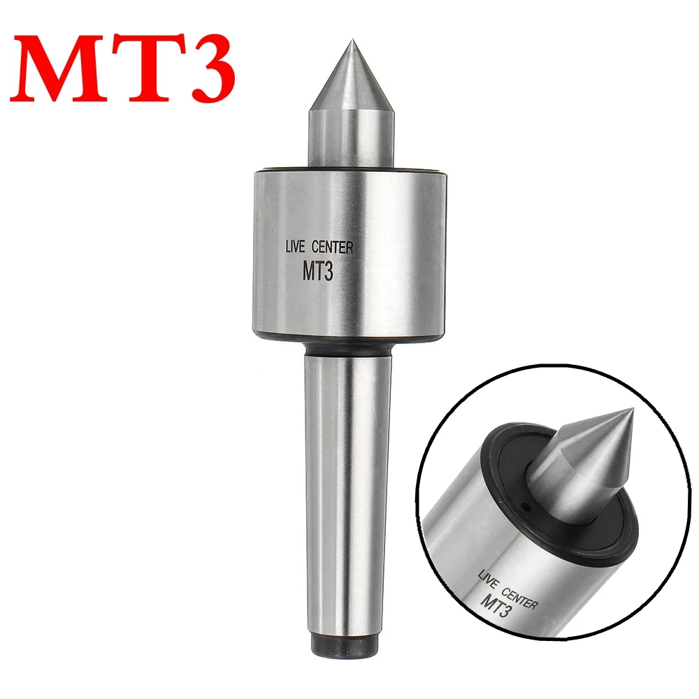 

NEW 1Pcs Lathe Milling Center MT3 High Accuracy Live Revolving Center Medium Lathe Machine Tool Accessory
