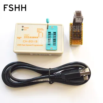 copy USB Programmer CH2015 SPI FLASH High-speed Programmer+24c/24lcXX SOT23-6 Adapter FLASH/EEPROM Programmer hailangniao new tl866a tl866 high performance willem universal programmer support icsp support flash eeprom sop plcc tsop