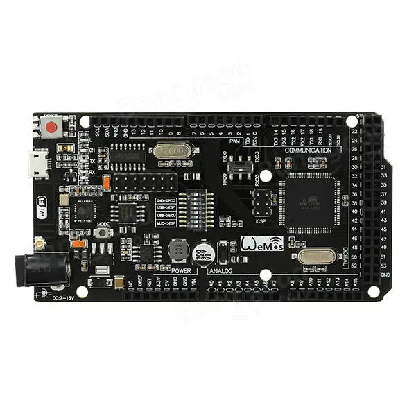 

WiFi R3 Module ATmega2560+ESP8266 32Mb Memory USB-TTL CH340G Compatible For Arduino Mega NodeMCU ESP8266