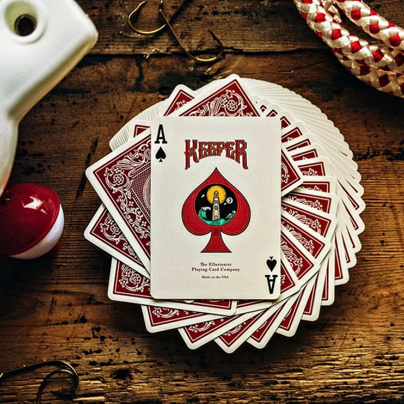 Колода красных хранителей помеченная качественная колода игральных карт от