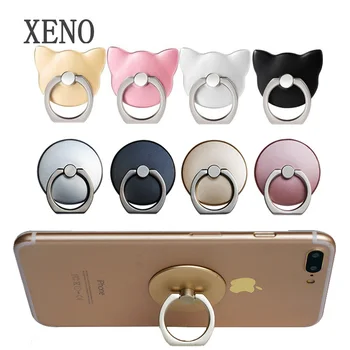 

Finger Ring Mobile Phone Holder Stand Universal Smart Phone Grip For Phone/Tablet Car Mount Stand Cat/Round Shape Ring holder