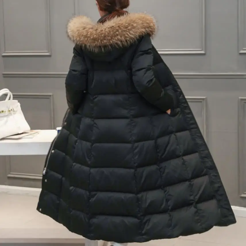 real fur down jacket