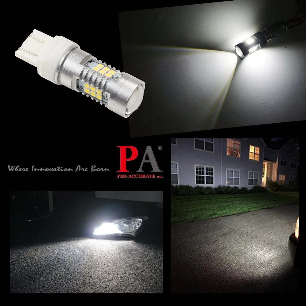 PA светодиодный x T20 7443 7440 2835 21SMD из 2 предметов Белый фонарь задний