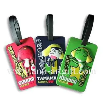 

FREE SHIPPING 3D cartoon PVC luggage tag