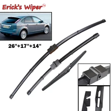 As lâminas de limpador traseiras dianteiras do limpador de erick ajustaram para ford focus 2 2005-2011 pára-brisas janela traseira dianteira 26
