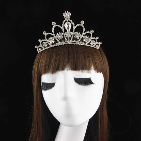 

Silver Crystal Rhinestone Butterfly Tiara Hair Comb Wedding Bridal Bridesmaid