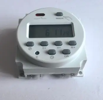 

timer Cn101A microcomputer small switch DC12V DC24V AC110V AC220V street light billboards power timer 16A 250VAC