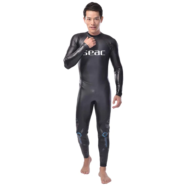 Best price at $159 Cheap SEAC Mens Smooth Skin Neoprene Scuba Diving Suit Triathlon Fullsuit Snorkeling Wetsuit To Keep Warm
