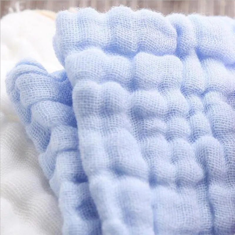 Детское комфортное полотенце для мытья, газовое полотенце, детское слюнявчик, хлопковое детское маленькое квадратное полотенце, принадлежности для новорожденных