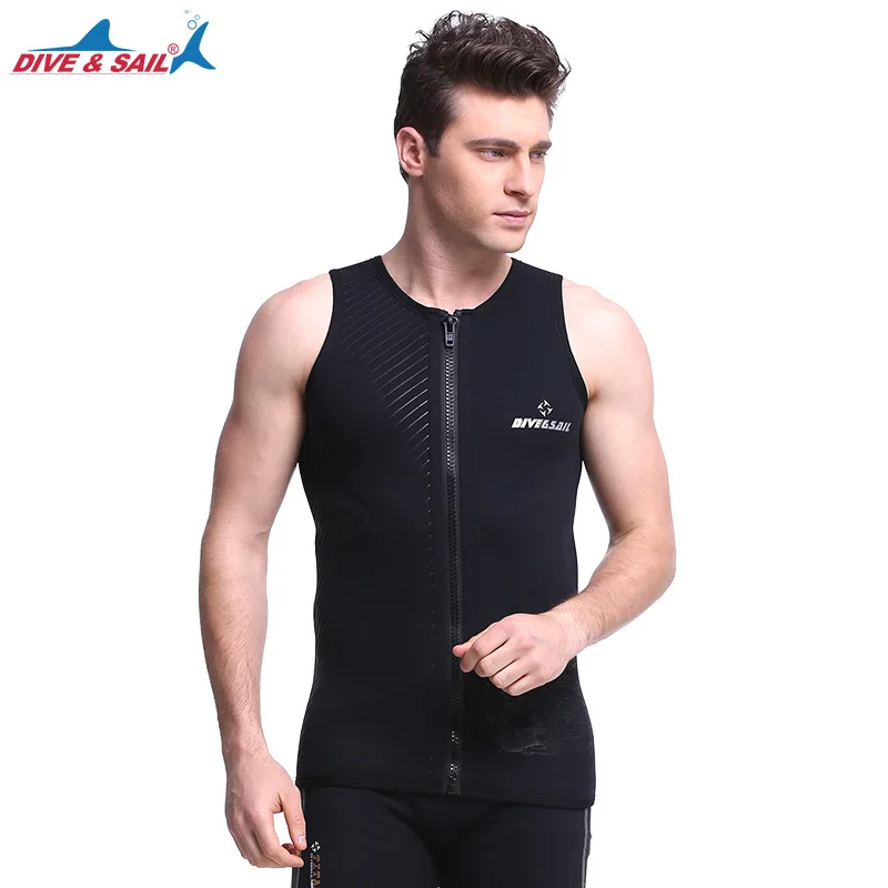 

3mm Neoprene Wetsuit Men Diving Suit Vest Swimsuit sleeveless Warm Swimwear Motorboa Drifting Surf Snorkeling Sailing beach wear
