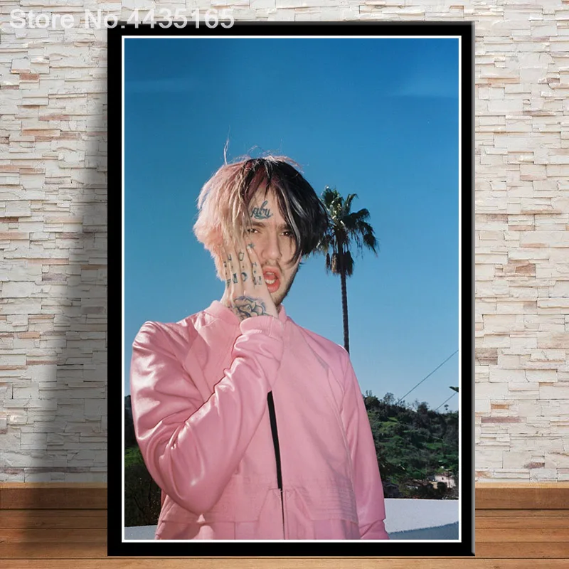 Lil Peep Poster холст живопись современная спальня современные картины для украшения Вдохновленный минимализм для домашнего декора плакаты и принты - Цвет: Прозрачный