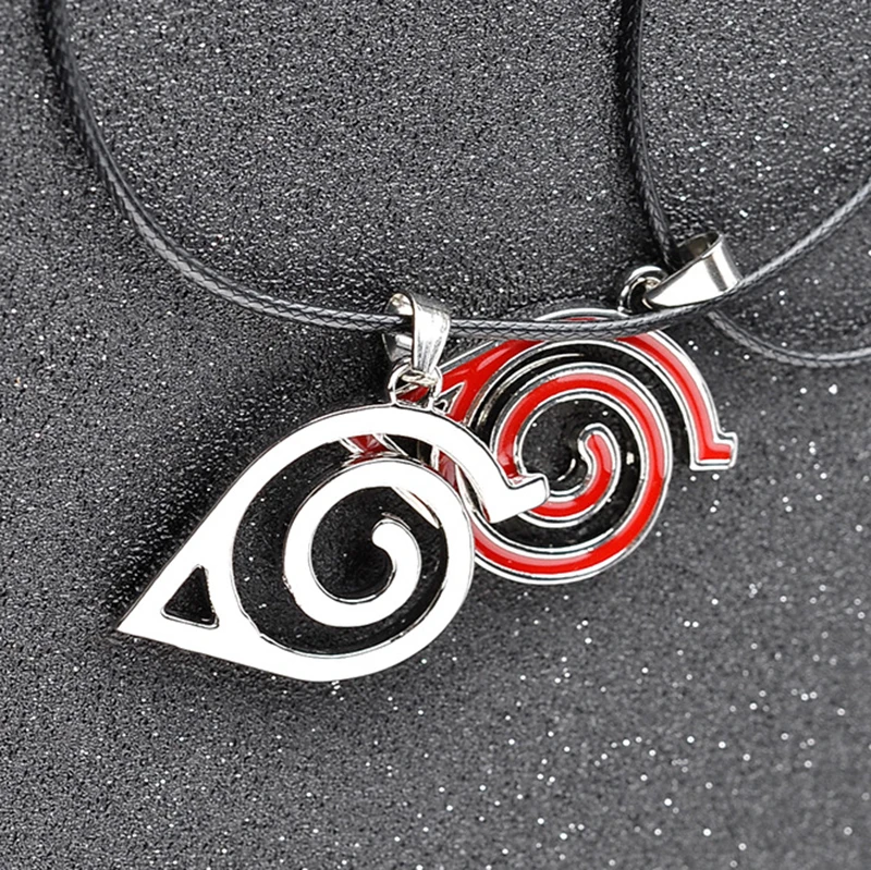 

Anime Cosplay Naruto Akatsuki Ninja Logo Necklace Key Chains Keychain Pendant