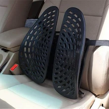 Автомобильная поясничная поддержка, универсальная поясная подушка для спины, летняя дышащая подушка для спинки стула, аксессуары для салона автомобиля