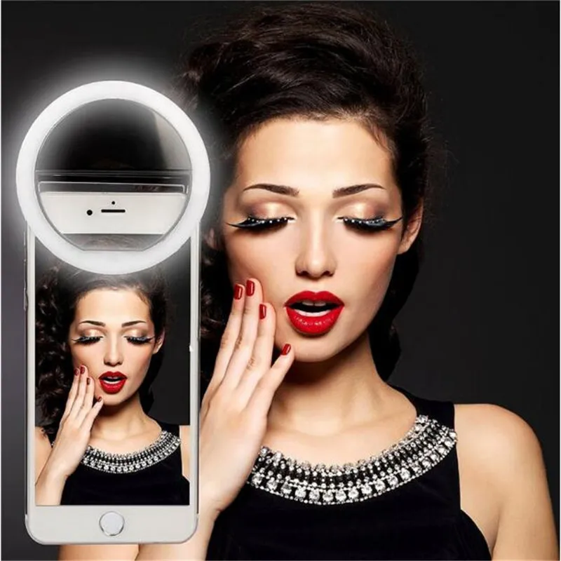 Wrumava Portable Selfie Ring Light Flash Led Camera Phone Photography