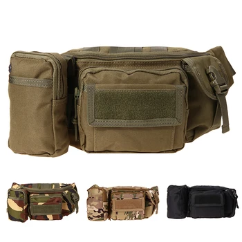 

6.5L Outdoor Waterproof Waist Bag Fanny Pack Hunting Hiking Military Tactical Sports Belt Pouch Fishing Bag Organizer Molle