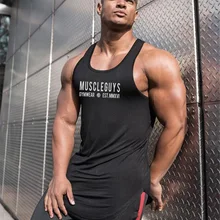 Летний жилет для бега, мужская хлопковая майка для бодибилдинга, футболка без рукавов, мужская спортивная майка для фитнеса, спортивный жилет, одежда