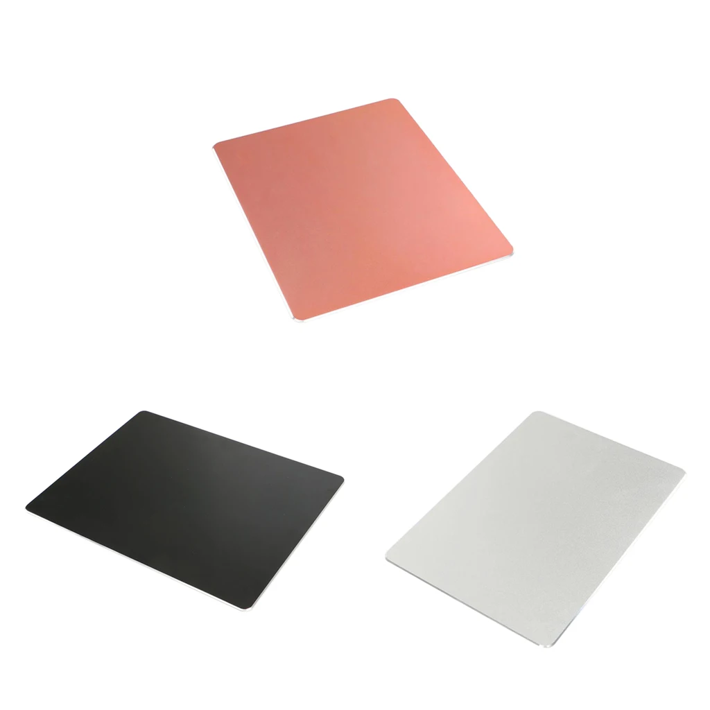 Aluminum Alloy Skidproof Waterproof Mouse Pad For Laptop Computer Rose Gold
