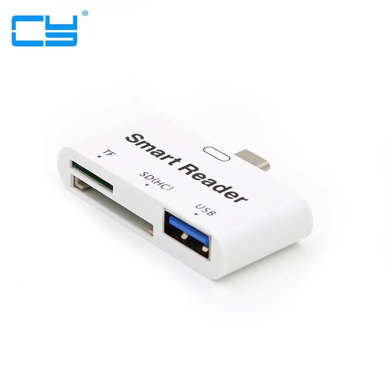 3 в 1 usb Type c tf micro sd кардридер otg para tipo do telefone huawei P9 xiaomi 5 letv 1S 2 мобильный телефон|usb