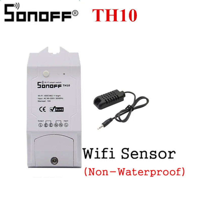 Sonoff TH10 Wi Fi Smart Switch 10A 2200W Wireless Switch Smart Home
