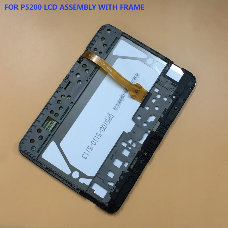 Black / White For Samsung Galaxy Tab 3 P5200 P5210 Touch Screen Sensor Digitizer Glass + LCD Display Monitor Panel With Frame Black / White For Samsung Galaxy Tab 3 P5200 P5210 Touch Screen Sensor Digitizer Glass + LCD Display Monitor Panel With Frame