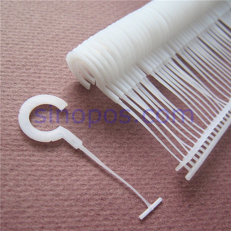 

[STANDARD] Garment Tag Pins Hook-ups 1-1/2", clothes price label J hook pin, tagging tag gun J-hook fastener cap sock scarf toy
