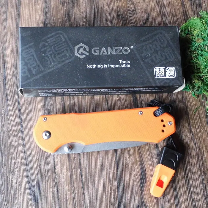 Жар-Ganzo G7452 440C G10 или ручка из углеродного волокна, складной нож для выживания Отдых на природе нож карманный тактический уличный инструмент