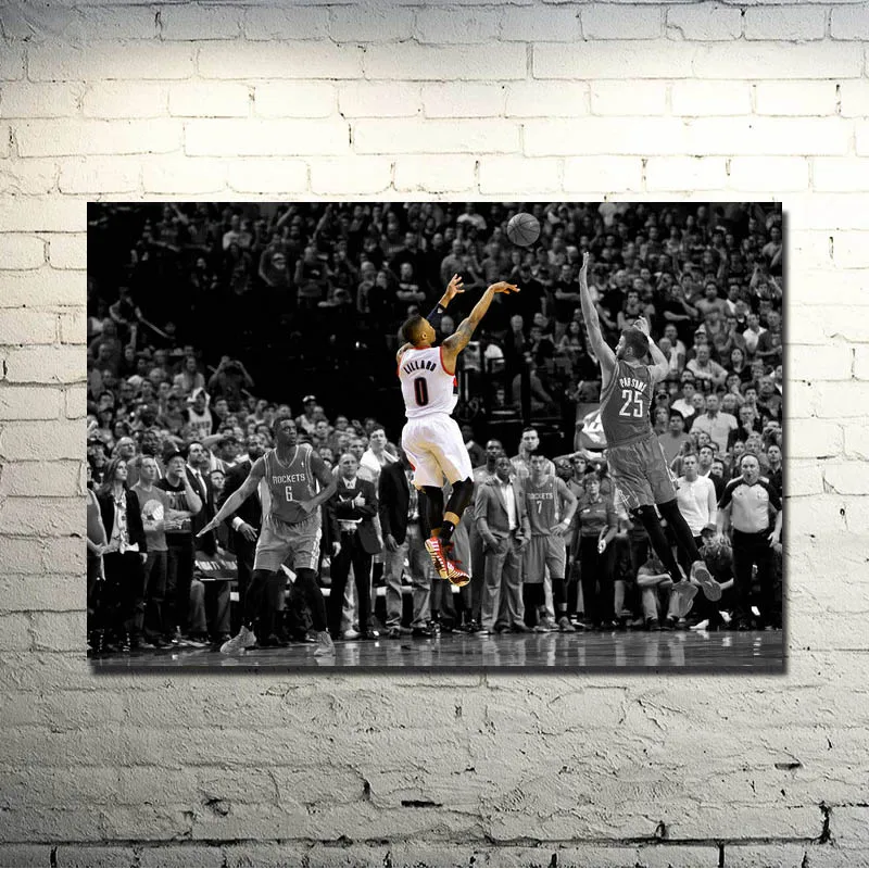 Damian Lillard-سوبر كرة السلة MVP ستار الفن الحرير المشارك 13x20 20x30 بوصة الصورة لغرفة المعيشة غرفة ديكور 006 Damian Lillard-سوبر كرة السلة MVP ستار الفن الحرير المشارك 13x20 20x30 بوصة الصورة لغرفة المعيشة غرفة ديكور 006