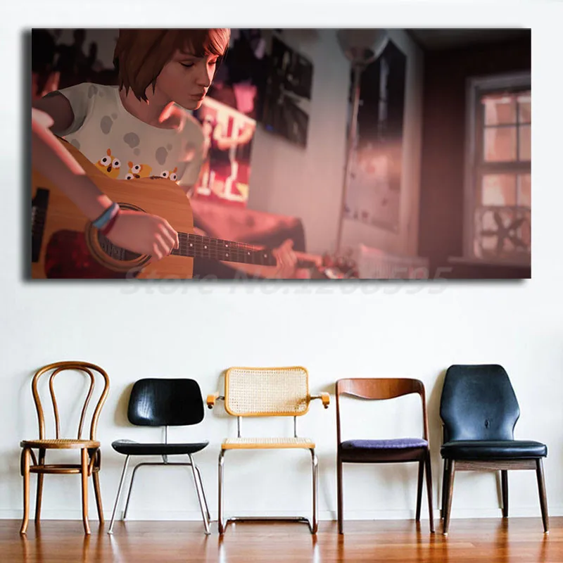 

Life Is Strange Max Playing Guitar And Singing Canvas Posters Prints Wall Art Painting Decorative Picture Modern Home Decoration