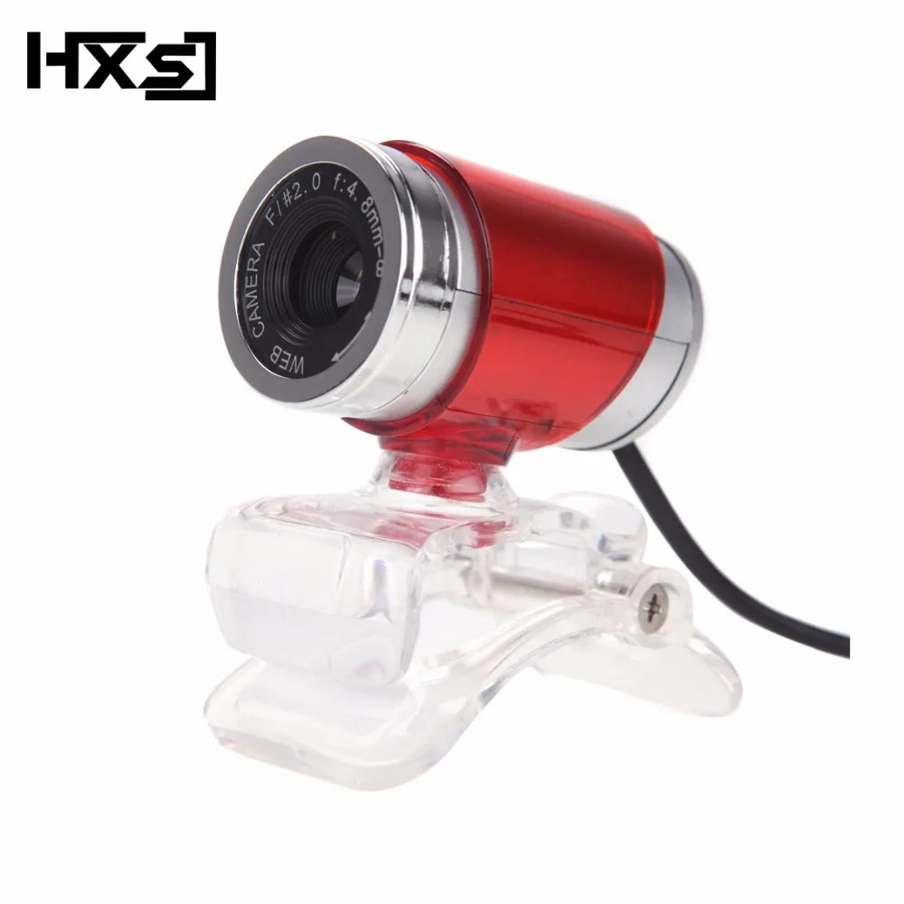 HXSJ A860 HD Webcam Пиксели CMOS USB веб-Камера цифрового видео HD встроенный микрофон 360 градусов Rotaion Clip-on камера