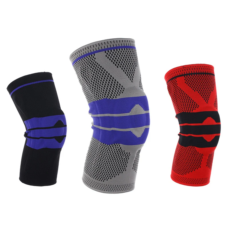 1 Pcs Basketball Knee Pad Sport Safety Football Volleyball Silicone
